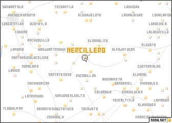 map of Mercillero
