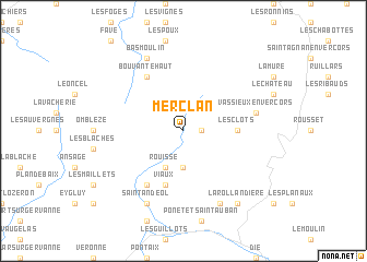 map of Merclan