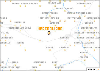 map of Mercogliano