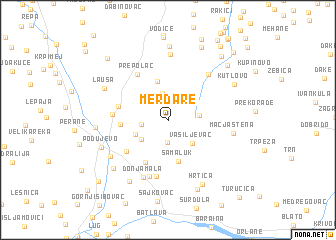 map of Merdare