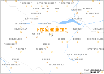 map of Merdj Moumene