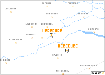 map of Merecure