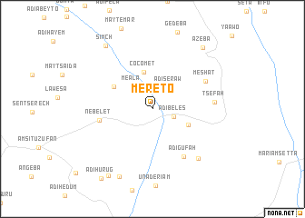 map of Merēto