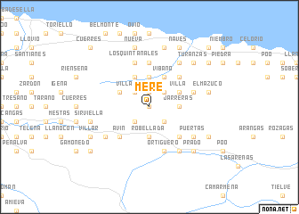 map of Meré