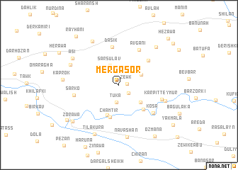 map of Mērgasōr