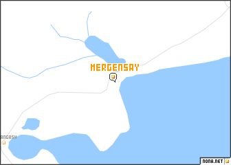map of Mergensay