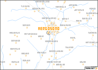 map of Mergosono
