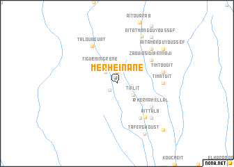 map of Merheinane