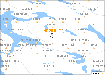 map of Merhult