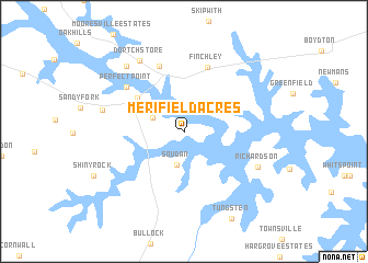 map of Merifield Acres