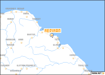map of Meriman