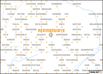 map of Mérina Ndiaye