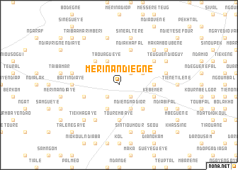 map of Merina Ndiègne