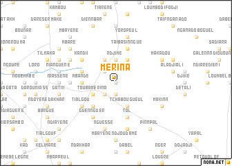 map of Merina