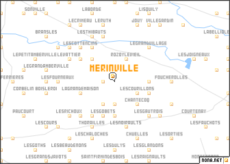 map of Mérinville