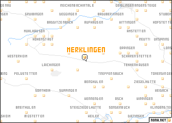 map of Merklingen