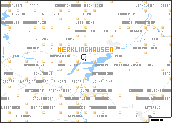 map of Merklinghausen