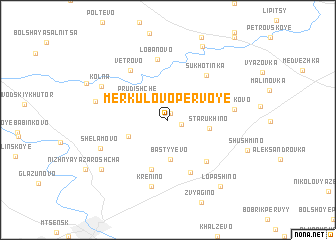 map of Merkulovo Pervoye