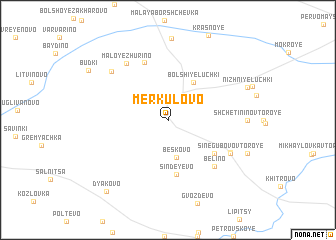 map of Merkulovo