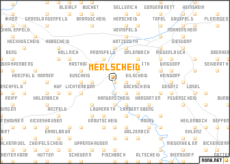 map of Merlscheid