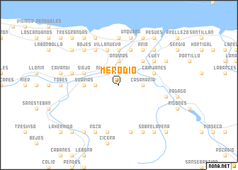 map of Merodio