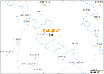 map of Meroney