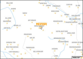 map of Merópi