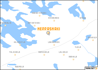 map of Merrasmäki