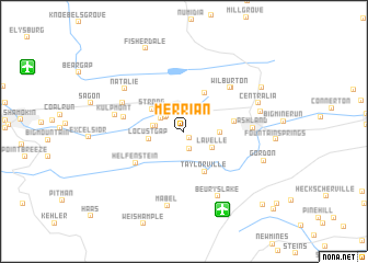 map of Merrian