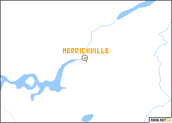map of Merrickville