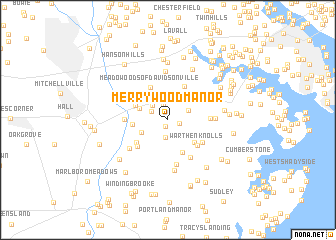 map of Merrywood Manor