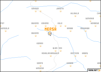 map of Mersa