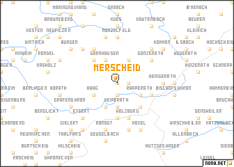 map of Merscheid