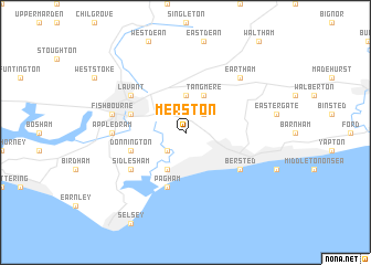 map of Merston