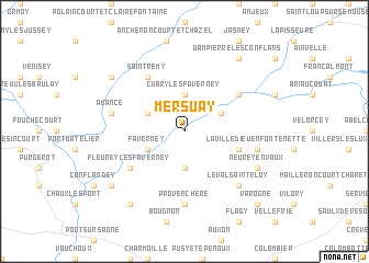 map of Mersuay