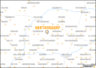 map of Mertensdorf