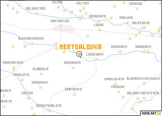 map of Mertsalovka