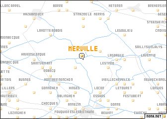 map of Merville