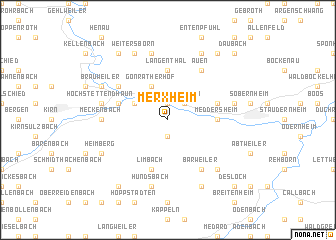 map of Merxheim