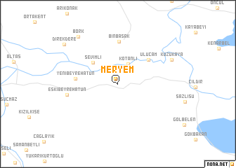 map of Meryem