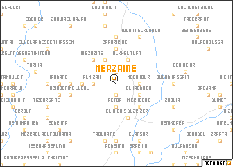map of Merzaïne