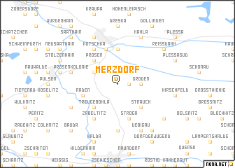 map of Merzdorf