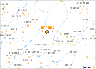map of Mesana