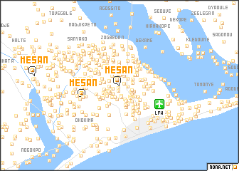 map of Mésan