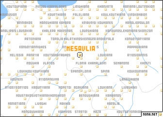 map of Mesávlia