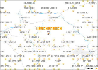 map of Meschenbach