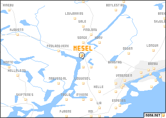 map of Mesel