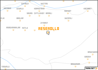 map of Meşemolla