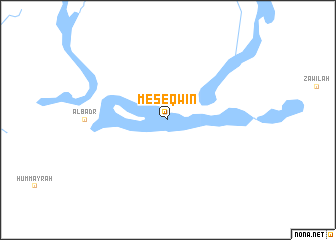 map of Meseqwīn