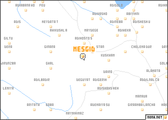 map of Mesgīd